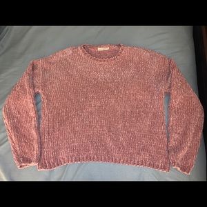 LA Hearts Velvet Sweater